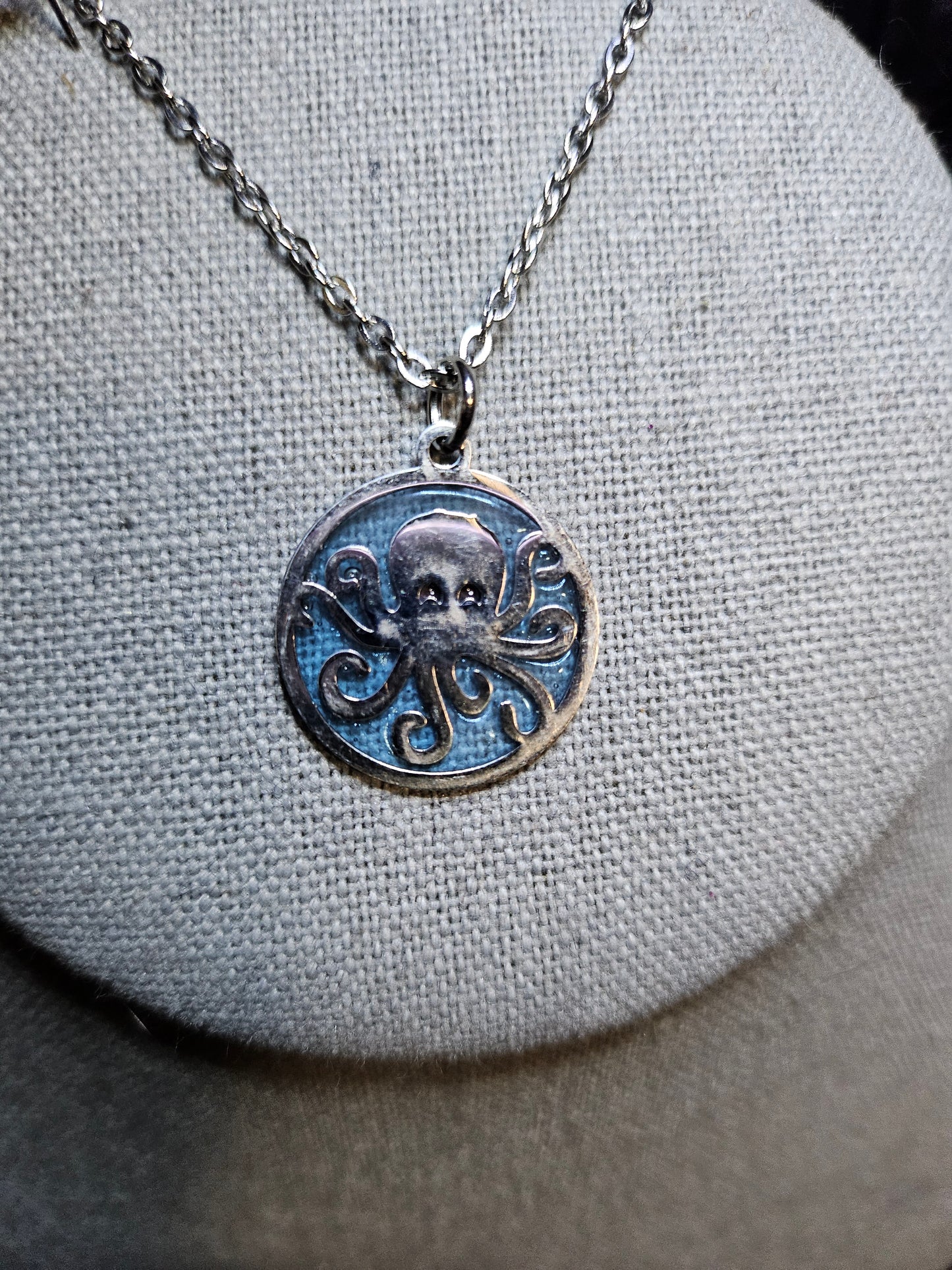 Resin, Stainless Steel and Gemstone Necklaces
