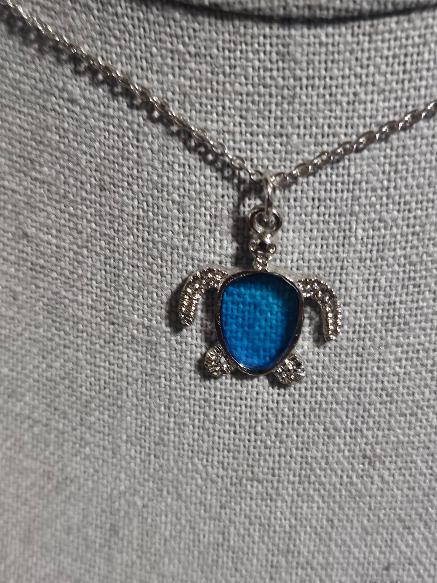Open Bezel Resin Necklaces