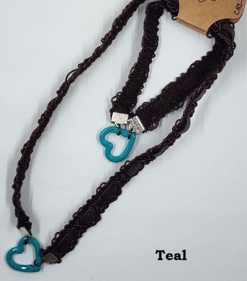 Heart Choker & Bracelet Sets