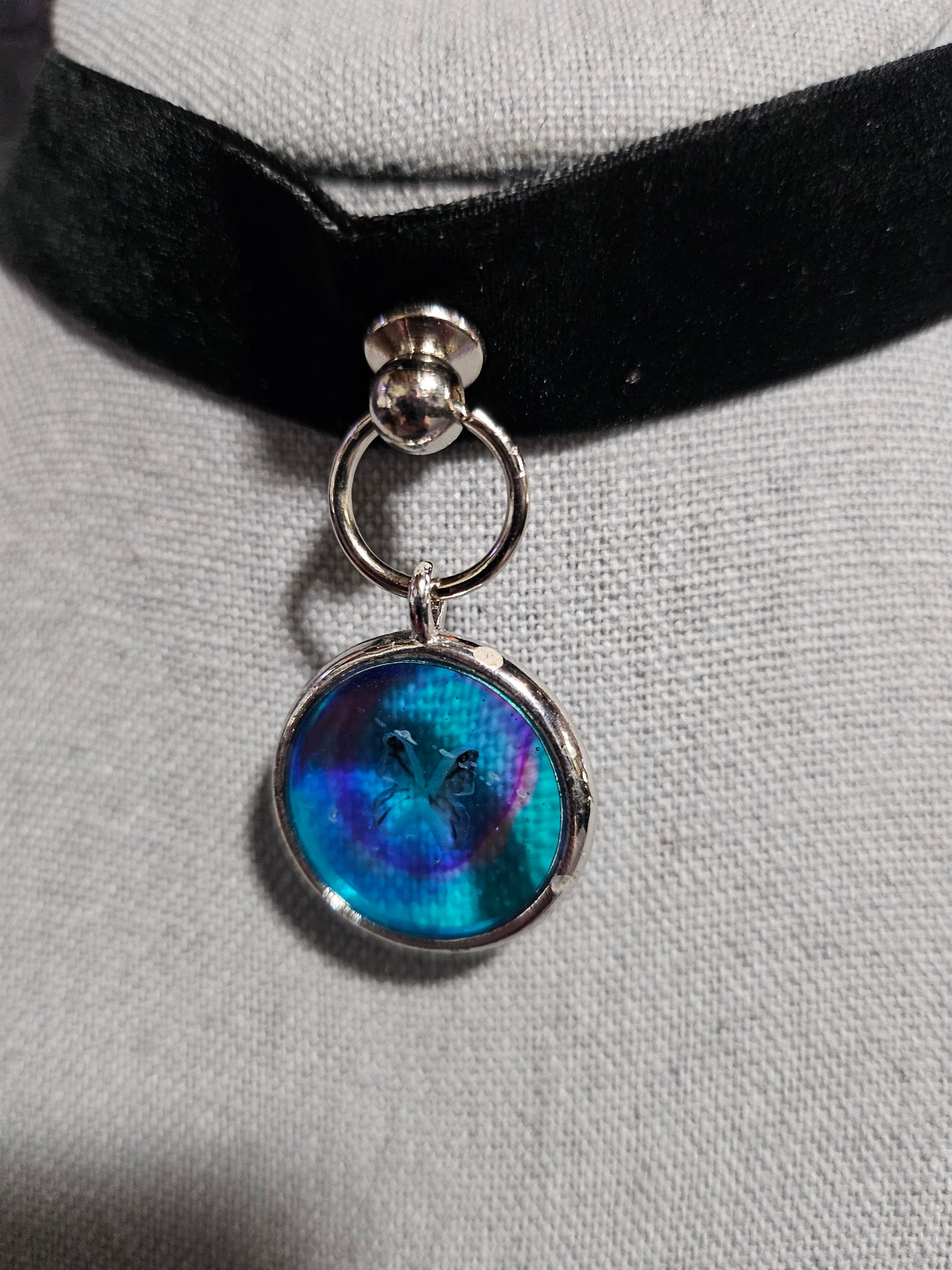 Velvet Chokers - Resin Charms